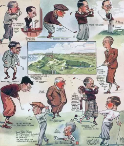 Caricatures Prints: The Royal West Norfolk Golf Club