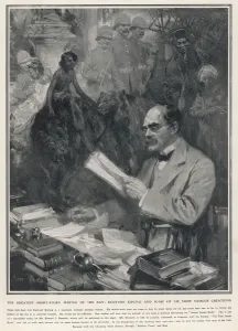 Characters Prints: Rudyard Kipling by Cyrus Cuneo