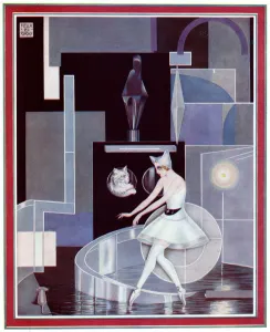 Deco Prints: Russian ballet, The Cat by Saugue, Felix de Gray