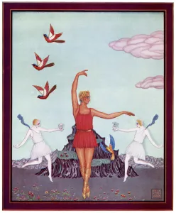 Deco Prints: Russian ballet, Stravinsky Apollo Musagetes, Felix de Gray
