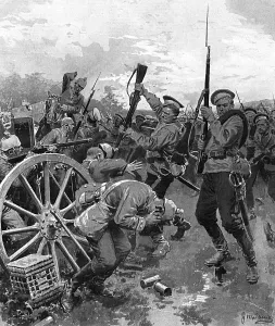 Bayonet Prints: Russian bayonet charge in East Prussia