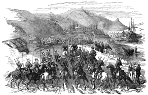 Cavalry Prints: Russian Cavalry Entering Balaklava, end of the Crimean War