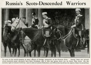 Ross Prints: Russian officers of Scots descent, WW1