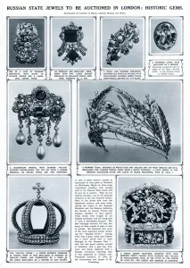 Jewellery Prints: Russian state jewels to be auctioned in London