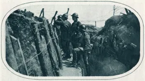 Trenches Prints: Russian trenches on the French Front 1916