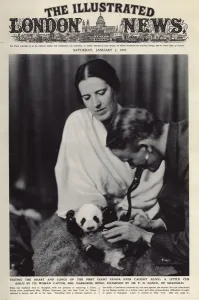Doctor Prints: Ruth Harkness and her baby Giant Panda, Sun-Lin