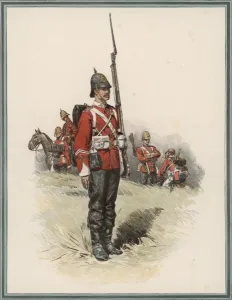 Attention Prints: S Wales Bordrers 1887