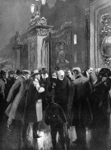 Edward Prints: The Sad News 1910