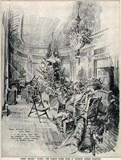 Room Prints: Sad scenes at Rainbow Corner, the American Red Cross Club in Shaftesbury Avenue