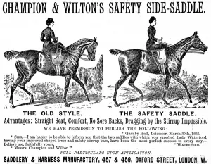 Saddle Prints: Safety saddle