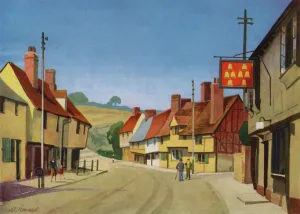 Howard Prints: Saffron Walden by Madge Howard