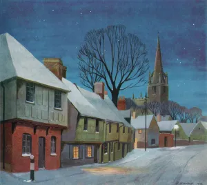 Pretty Prints: Saffron Walden by Madge Howard