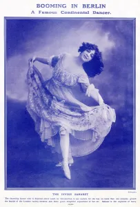 Dancers Prints: Saharet - a famous continental dancer