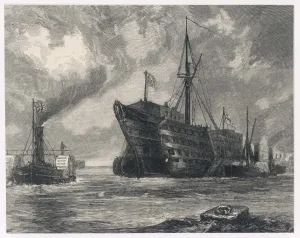 Clouds Prints: Sailing Ships / Dreadnough