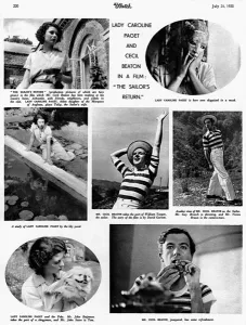 Return Prints: The Sailors Return with Cecil Beaton & Lady Caroline Paget