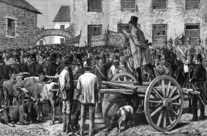 Cattle Prints: Sale of cattle in Ireland by Sheriff