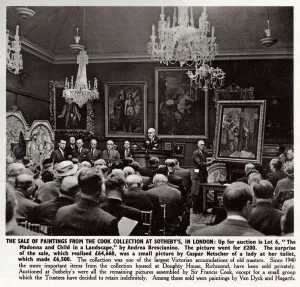 Cook Prints: Sale of paintings from the Cook Collection, Sothebys 1958