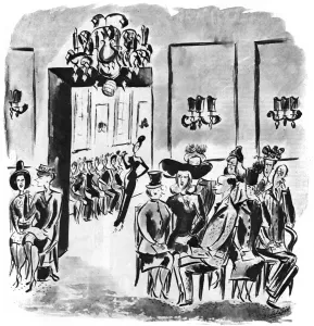 Salon Prints: In the salon of Captain Molyneux