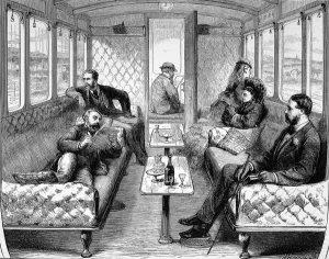 Saloon Prints: Saloon carriage of the London, Brighton and South Coast rai
