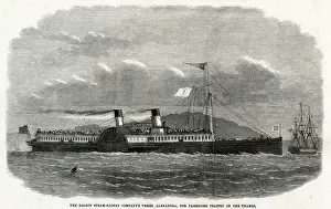 Steamer Prints: Saloon Steam-Packet Companys vessel Alexandra 1865