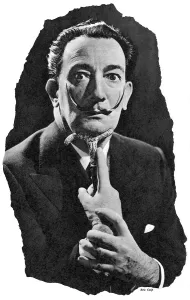 Laurence Prints: Salvador Dali Portrait