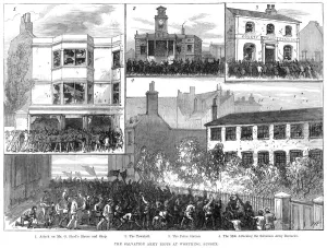 Shop Prints: The Salvation Army Riots at Worthing, Sussex