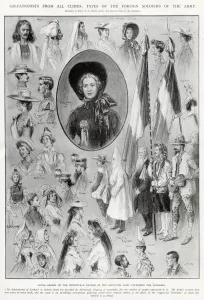 Percy Prints: Salvationists from all Climes: Types of the Foreign Soldiers