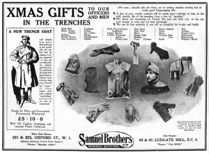 Woolley Prints: Samuel Brothers, Xmas Gifts in the trenches, WW1