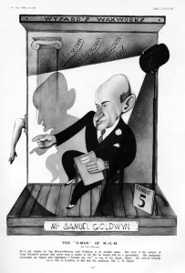 Caricature Prints: Samuel Goldwyn by Tony Wysard