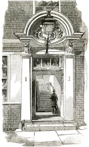 Stairs Prints: Samuel Johnson / Temple