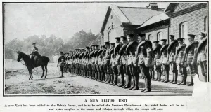 Sanitary Prints: Sanitary Department on parade, WW1