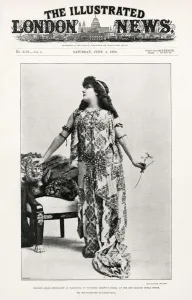 Ancient Prints: Sarah Bernhardt as Cleopatra