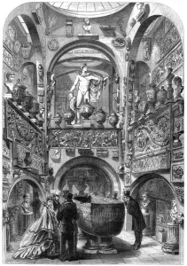 Fields Prints: The Sarcophagus Room, Sir John Soanes Museum, 1864