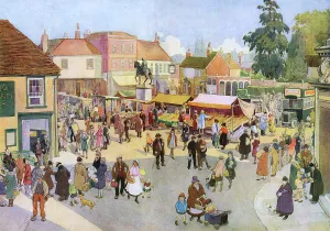 Shopping Prints: Saturday shopping by F. C. Twort