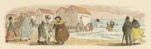 Sea Side Prints: Scarborough Bathing 1878