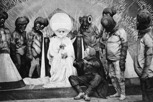 Science Prints: Scene from movie The First Men in the Moon - H. G. Wells