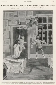 Charming Prints: A scene from Mr Barries charming Christmas play