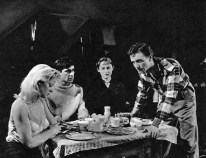 Jimmy Prints: Scene from the play Look Back In Anger by John Osborne