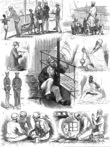 Morning Prints: Scenes on board the SS Sumatra, November 1875