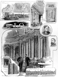 1884 Prints: Scenes at the Drapers Company, London, 1884