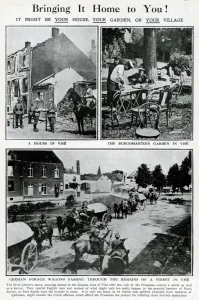 Forage Prints: Three scenes in German occupied Vise, Belgium, WW1