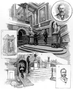 1884 Prints: Scenes at the Goldsmiths Company, 1884