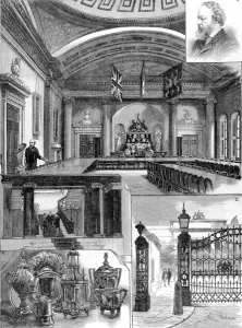 1884 Prints: Scenes at the Salters Company, London, 1884