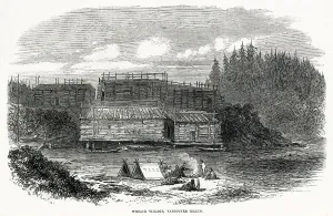 1866 Prints: Scenes in Vancouver - Whyack village