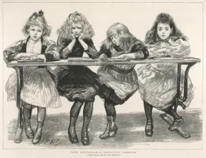 Bored Prints: Schoolgirls / Board School