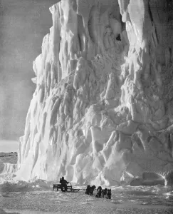 Antarctic Prints: Scott Polar Expedition - point of the Barne Glacier