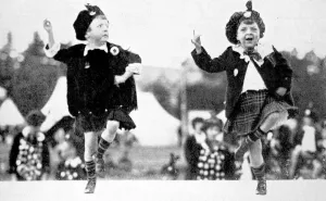Games Prints: Scottish Children Highland Dancing, Aboyne, 1926