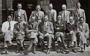 Scottish Prints: Scottish golf team after the Professional International 1936
