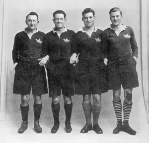 Tournament Prints: Scottish rugby players