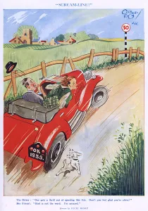Vintage Prints: Scream Line by Cecil Rigby